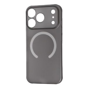 レイ・アウト iPhone 18 Pro用 / 17 Pro用 / ハードケース スリムフィット 0．6mm +マグネット充電対応 / クリアブラック RT-P58PMS/CB-イメージ1