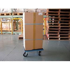 エスコ ドーリー 木製 ゴム張 600×600mm 400kg FCD499S-EA520AD-17-イメージ4