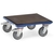 エスコ ドーリー 木製 ゴム張 600×600mm 400kg FCD499S-EA520AD-17-イメージ1