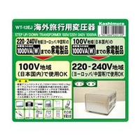 カシムラ WT12EJ 海外国内用型変圧器220-240V/1000VA