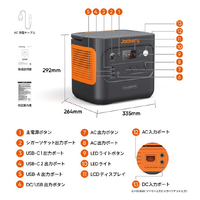 【新品】Jackery ポータブル電源　1800 JE-1800A Jackery JE-1800A ポータブル電源 1800 |エディオン公式通販