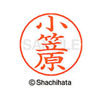 シヤチハタ ネームペン用ネーム シルバー 既製 小笠 FC46353-X-GPS-0582