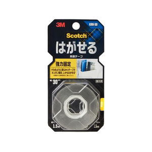 3M スコッチ はがせる両面テープ 強力固定 30mm×1.5m FCF958T-KRK-30-イメージ1