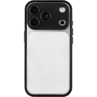 グルマンディーズ iPhone18 Pro/17 Pro用 ﾌﾟﾗﾝﾌﾟﾌﾚｰﾑｹｰｽ ブラック IFT-196BK