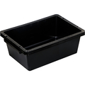 トラスコ トラ舟２８Ｌブラック（角型・再生原料使用） 底部：平底 PSB40-BK