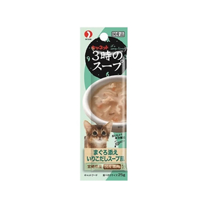 ペットライン キャネット 3時のスープ まぐろ添え いりこだしスープ風 100g(25g×4連) FC26138-イメージ3