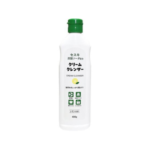 ミツエイ セスキ炭酸配合 クリームクレンザー ホワイト 400g FCE002U-イメージ1