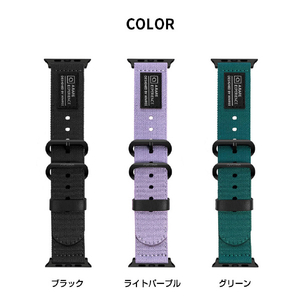 araree SOFT WOVEN STRAP for Apple Watch 49/46/45/44/42mm ブラック AR25012AW-イメージ14