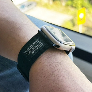 araree SOFT WOVEN STRAP for Apple Watch 49/46/45/44/42mm ブラック AR25012AW-イメージ6