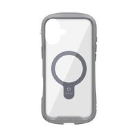 Ｈａｍｅｅ iPhone 16 Plus用MAGSYNQ強化ガラスクリアケース I FACE REFLECTION グレー 41-980125