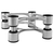 IsoAcoustics Aperta 200 Silver ISO-APRT200-2-S-イメージ2