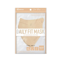アイリスオーヤマ DAILYFITMASK立体 ふつう 5枚入 シルクベージュ FCU8483-RK-F5SSB