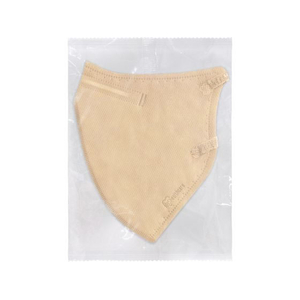 アイリスオーヤマ DAILYFITMASK立体 ふつう 5枚入 シルクベージュ FCU8483-RK-F5SSB-イメージ3