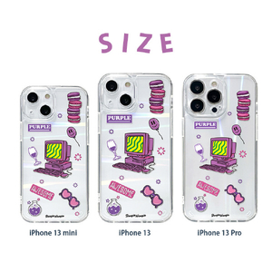 BOOGIE WOOGIE iPhone 13 Pro用オーロラケース Purple BW22012I13PPL-イメージ14