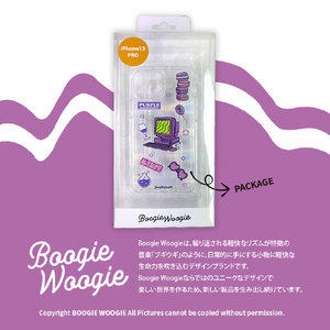 BOOGIE WOOGIE iPhone 13 Pro用オーロラケース Purple BW22012I13PPL-イメージ15