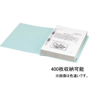 コクヨ フラットファイルX(スーパーワイド) A4タテ とじ厚40mm 緑 10冊 1箱(10冊) F882127-ﾌ-X10G-イメージ2