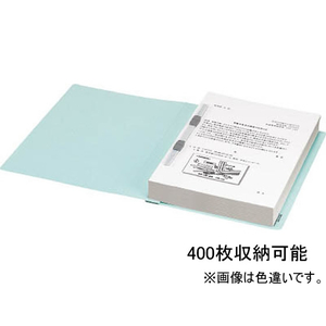 コクヨ フラットファイルX(スーパーワイド) A4タテ とじ厚40mm 緑 10冊 1箱(10冊) F882127-ﾌ-X10G-イメージ2