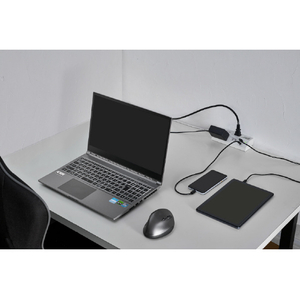 エルパ 集中スイッチ付きデスクUSBタップ 4個口2ポート PD対応2m ホワイト WLS-RDS4222SUCW-イメージ4