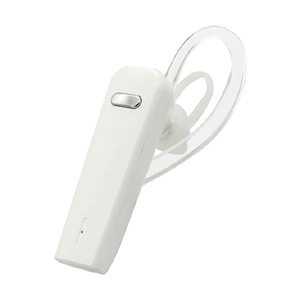 ラスタバナナ Bluetooth5．4 片耳イヤホンマイク スイッチ付 ホワイト RBTEMMS04WH-イメージ1