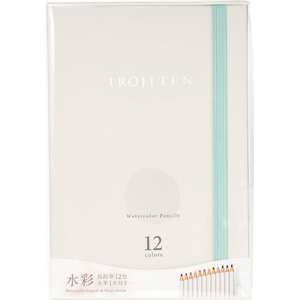 トンボ鉛筆 水彩色鉛筆 色辞典 12色セット FCJ008V-CI-KW12C-イメージ2