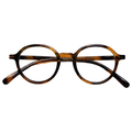 LE　FOON 大人サングラス Classic small round frame sunglasses ブラウンデミ（クリア） KD20107Uﾌﾞﾗｳﾝﾃﾞﾐｸﾘｱ