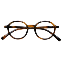 LE　FOON 大人サングラス Classic small round frame sunglasses ブラウンデミ（クリア） KD20107Uﾌﾞﾗｳﾝﾃﾞﾐｸﾘｱ