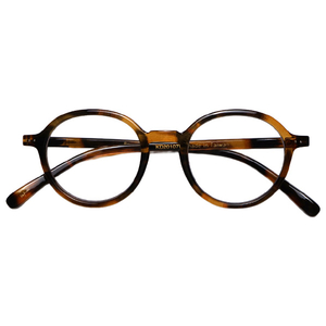 LE　FOON 大人サングラス Classic small round frame sunglasses ブラウンデミ（クリア） KD20107Uﾌﾞﾗｳﾝﾃﾞﾐｸﾘｱ-イメージ1