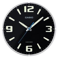 カシオ 電波掛時計 ブラック IQ1009J1JF