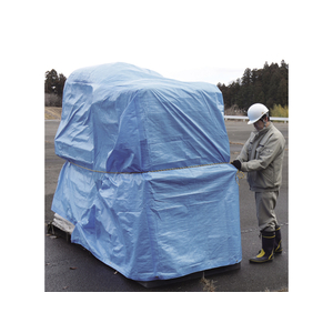 アイリスオーヤマ ブルーシート#3000 厚手 約3.6×5.4m F815908-B30-3654-イメージ3