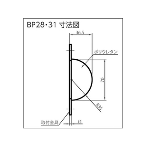 岩田製作所 バンパープロ BP31 (1m) FC317HJ-7594577-イメージ3