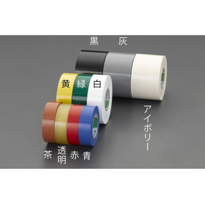 エスコ 25mm×20m ビニールテープ(赤/8巻) FCJ816M-EA944NP-22A-イメージ1