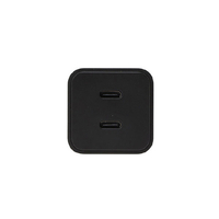 クオリティトラストジャパン PD35W対応 Type-C 2ポート ACアダプタ ブラック QU-0202BK