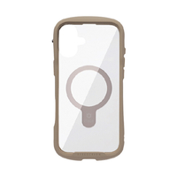Ｈａｍｅｅ iPhone 16 Plus用MAGSYNQ強化ガラスクリアケース I FACE REFLECTION ベージュ 41-980132