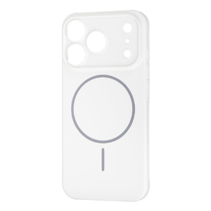 レイ・アウト iPhone 18 Pro用 / 17 Pro用 / ハードケース スリムフィット 0．6mm +マグネット充電対応 / ホワイト RT-P58PMS/W-イメージ1