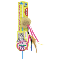 ペティオ CAT TOY 猫じゃらし ふわふわボール CATTOYｼﾞﾔﾗｼﾌﾜﾌﾜﾎﾞ-ﾙ
