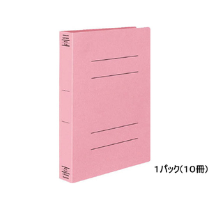 コクヨ フラットファイルX(スーパーワイド) A4タテ ピンク 10冊 1箱(10冊) F882128-ﾌ-X10P-イメージ1