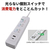 エルパ USBランプレススイッチ付きタップ PD対応2m ホワイト WLK-RE3222UCW-イメージ3