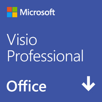 マイクロソフト Visio Professional 2024 日本語版 ダウンロード版[Win/Mac ダウンロード版] DLVISIOPRO2024HDL