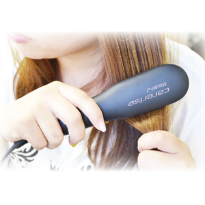 Amavilla ブラシ型ヘアアイロン carerise パールホワイト B-50J-イメージ2
