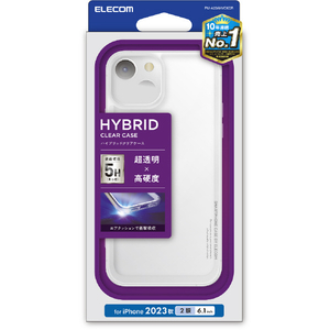 エレコム iPhone 15用ハイブリッドケース クリア PM-A23AHVCKCR エレコム iPhone 15用ハイブリッドケース クリア PM-A23AHVCKCR