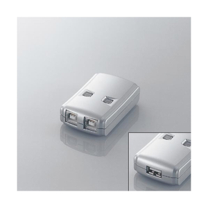 エレコム USB2．0手動切替器 USS2-W2-イメージ1