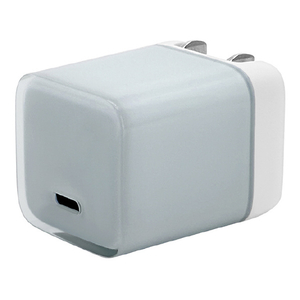 ラスタバナナ PD20W対応 TYPE-C1ポート AC充電器 クリアブルー RACC20W07BL-イメージ1