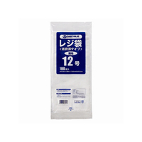 スマートバリュー レジ袋〈省資源タイプ〉No.12 100枚 FC29225-B712J