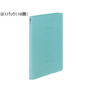 コクヨ フラットファイル〈NEOS〉A4タテ ターコイズブルー 10冊 F049532-ﾌ-NE10B-イメージ1