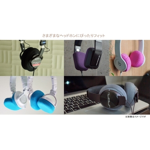 mimimamo スーパーストレッチヘッドホンカバー Lサイズ グリーン MHC-002-GN-イメージ4