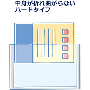プラス カードケース ハードタイプ 白色フレーム付 B4 FCF426T-PC-214C/34-471-イメージ6