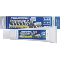 ヘルメチック/多用途弾性防水接着剤 Miracleクリアー 135ml FCA845H-6835628