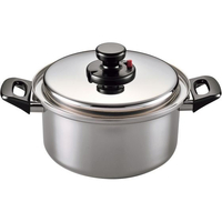 シモリュウ 18-10(電磁対応)エクストラ 深型両手鍋 24cm FC475LL-4232420