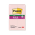 3M ポスト・イット ふせん 再生紙 強粘着 75×25mm ピンク 2冊 F891358-500SS-RPP-イメージ1