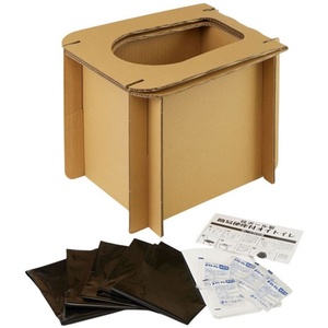 和弘プラスチック工業 段ボール製 簡易便座付オイトイレ 5回セット FCD241R-WPB-DBT-OT5-イメージ2